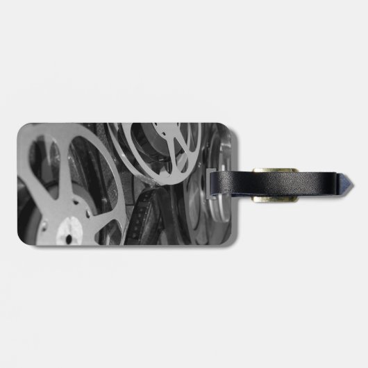 フィルム巻き枠/映画巻き枠の荷物のラベル ラゲッジタグ (裏面横)