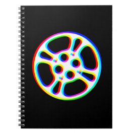 フィルム巻き枠/映画巻き枠3Dの効果のノート ノートブック