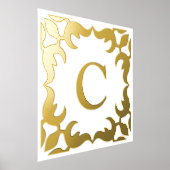 フィルム枠モノグラム 箔ポスター (レイダウン)