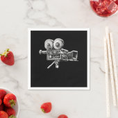 フィルム素晴らし動揺してビデオカメラマン スタンダードカクテルナプキン (インサイチュ)