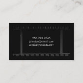 フィルム背景 |カメラシャッターロゴ 名刺 (裏面)