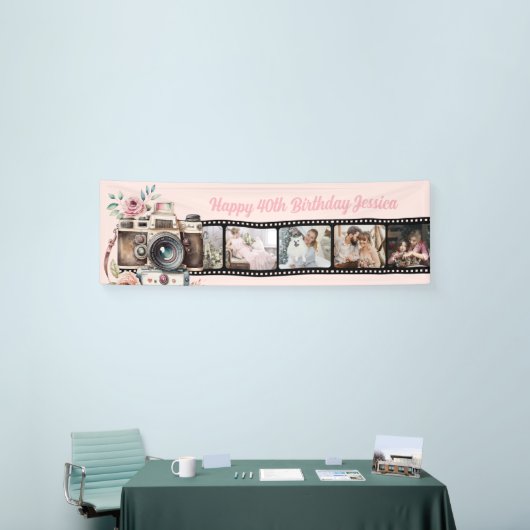 フィルム負の誕生日写真 横断幕 (トレードショー)