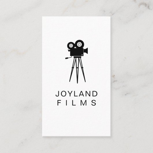 フィルム・ビデオ・カメラ映画監督結婚撮影 名刺 (正面)