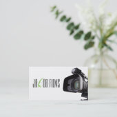 フィルム・ビデオ・カメラ・ムービー・ディレクターの撮影 名刺 (スタンド正面)