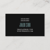 フィルム・ビデオ・カメラ・ムービー・ディレクターの撮影 名刺 (裏面)