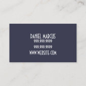 フィルム·プモダンロダクション、ビデオグラファー 名刺 (裏面)