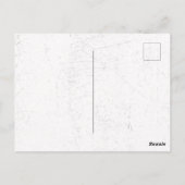 フィルム ラスティック モダン フォト セーブ ザ デート ポストカード (裏面)