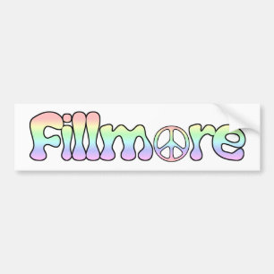 フィルモアカリフォルニア平和 バンパーステッカー