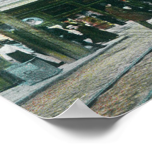 フィルモア通りビュー1906年の火災から1年後 ポスター (角)