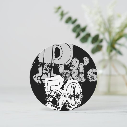 フィル第50 (円形) 招待状 (スタンド正面)