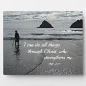 フィル4時13分キリストを通して全ての事を… フォトプラーク (正面)