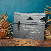 フィル4時13分キリストを通して全ての事を… フォトプラーク (側面)