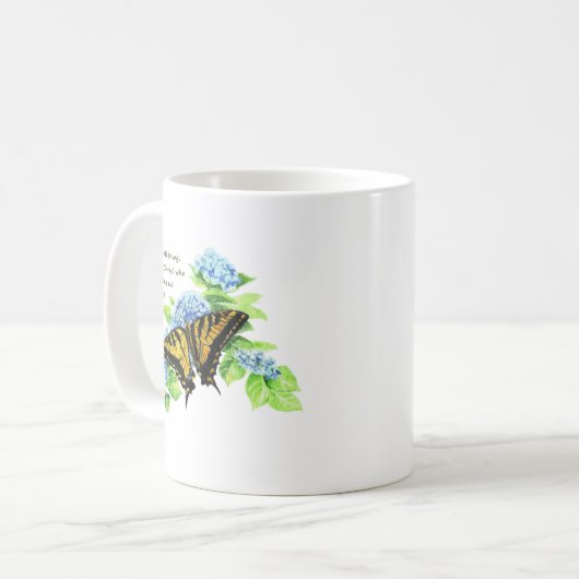 フィル4:13聖書感動的聖なる書物、 経典動機 コーヒーマグカップ (正面左)