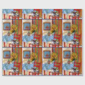 フィレイタリアンンスI love Tuscanyのキッチン ラッピングペーパー (フラット)