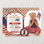 フィレクラ男女兼用ッカー7月4日 招待状 (正面/裏面)