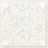 フィレンイタリアンツェ模様 ガラスコースター (裏面)