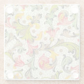 フィレンイタリアンツェ模様 ガラスコースター (裏面)