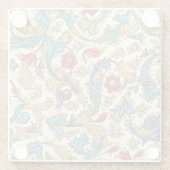 フィレンイタリアンツェ模様 ガラスコースター (裏面)