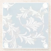 フィレンイタリアンツェ模様 ガラスコースター (裏面)