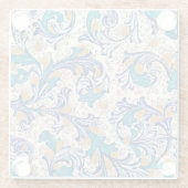 フィレンイタリアンツェ模様 ガラスコースター (裏面)