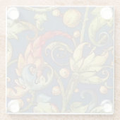 フィレンイタリアンツェ模様 ガラスコースター (裏面)