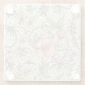 フィレンイタリアンツェ模様 ガラスコースター (裏面)