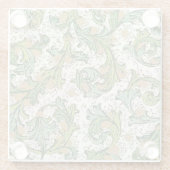 フィレンイタリアンツェ模様 ガラスコースター (裏面)