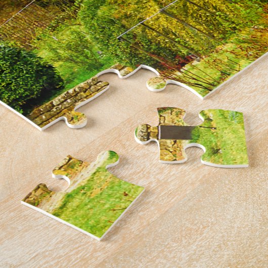 フィレンスシティスカイライントスカーニイタリア ジグソーパズル (側面)