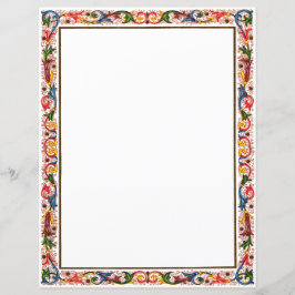 フィレンツアラベスク招待状テンプレート