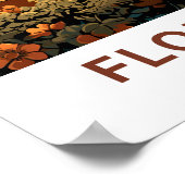 フィレンツイタリアトラベルプリント ポスター (角)