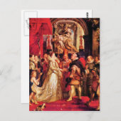フィレンツェでのメディチの結婚by Paul Rubens ポストカード (正面/裏面)