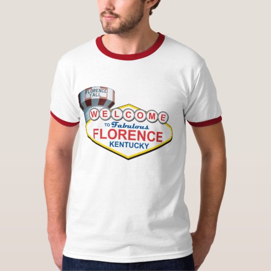 フィレンツェのすばらしい信号器T Tシャツ (正面)