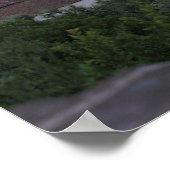 フィレンツェのアルノ川とポンテ・ヴェッキオ ポスター (角)