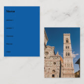 フィレンツェのカテドラル 名刺 (正面/裏面)