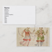 フィレンツェのコスチュームのために、おそらくの設計して下さい 名刺 (正面/裏面)