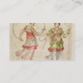 フィレンツェのコスチュームのために、おそらくの設計して下さい 名刺 (裏面)