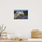 フィレンツェのテネシー川のオニール橋 ポスター (キッチン)