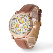 フィレンツェのルネサンスの花の渦巻き, 花 腕時計 (傾斜)