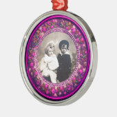 フィレンツェのルネサンスは写真テンプレート実を結びます メタルオーナメント (左)