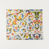 フィレンツェのルネサンス フラワースワール、花 タペストリー (正面(横))