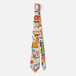 フィレンツェのルネサンス フラワースワール、花 ネクタイ