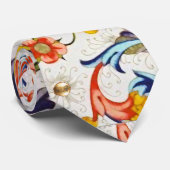 フィレンツェのルネサンス フラワースワール、花 ネクタイ (ロール)