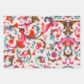 フィレンツェのルネサンス フラワースワール、花 ラッピングペーパーシート (正面2)