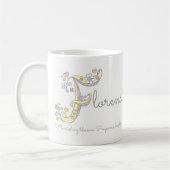 フィレンツェの一流の意味装飾的なFモノグラムのマグ コーヒーマグカップ (左)