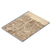 フィレンツェの中世木版画 ノートブック (左側)