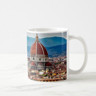 フィレンツェの古い都市、イタリアのスカイライン コーヒーマグカップ