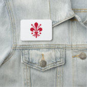 フィレンツェの国旗が付いた愛国的な名前タグ 名札 (インサイチュ)