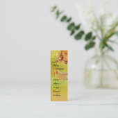 フィレンツェの夜の中世の路地 スキニー名刺 (スタンド正面)