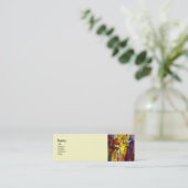 フィレンツェの夜の中世の路地 スキニー名刺 (スタンド正面)