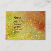 フィレンツェの夜の中世の路地 名刺 (正面)